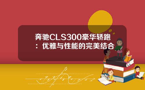 奔驰CLS300豪华轿跑：优雅与性能的完美结合