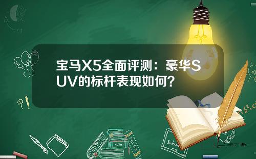 宝马X5全面评测：豪华SUV的标杆表现如何？