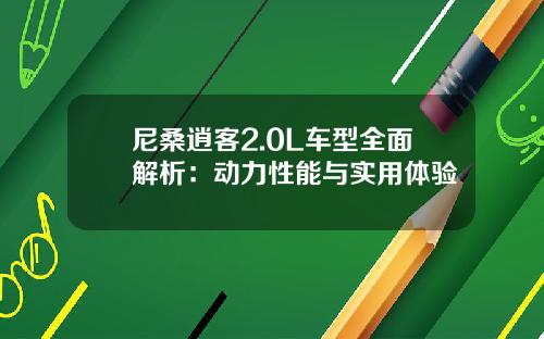 尼桑逍客2.0L车型全面解析：动力性能与实用体验